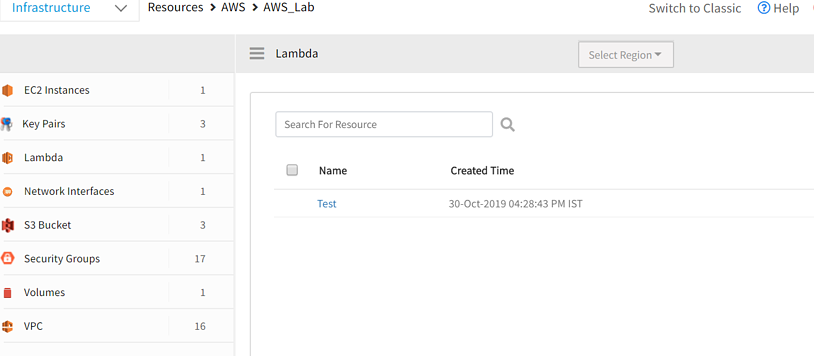 図3: APIベースのディスカバリーでAWS Lambdaインフラを追跡