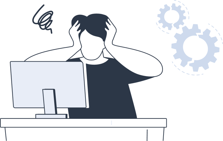 悩んでいる人のイメージ